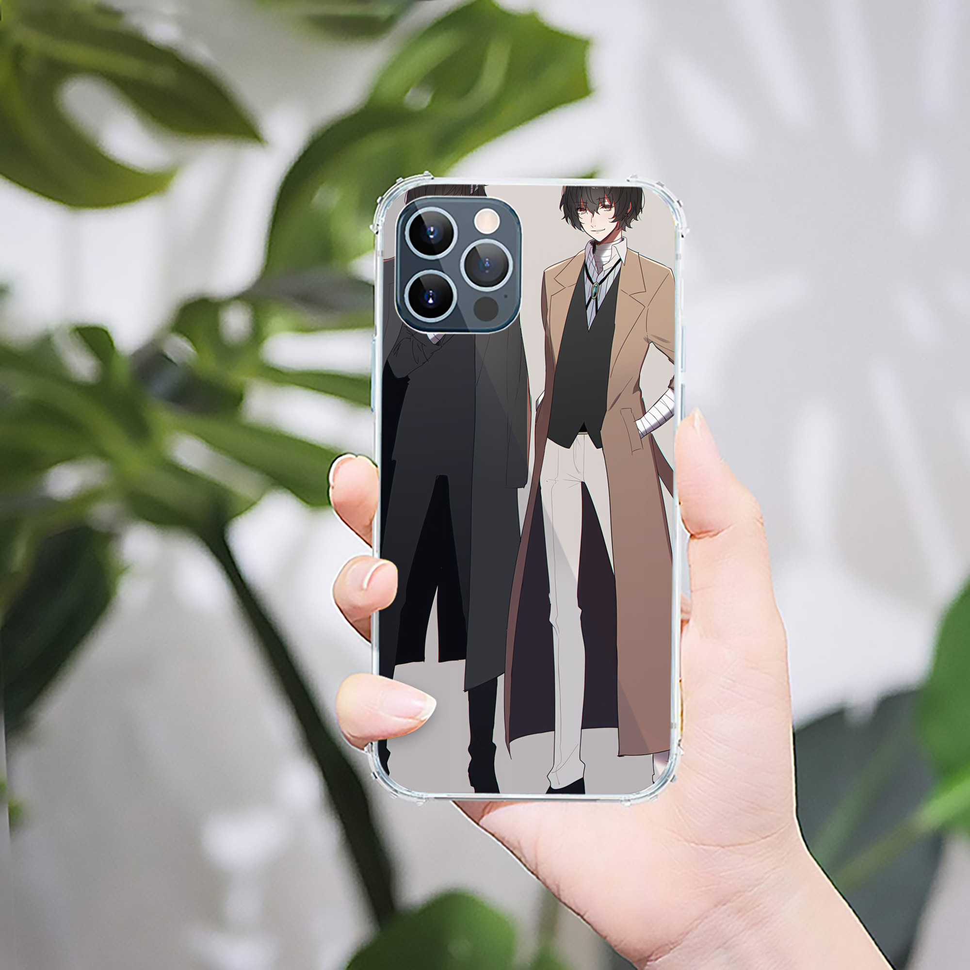 （画像用） 文豪ストレイドッグス Bungo Stray Dogs 【iPhone 12シリーズ対応】透明スマホケース（クリアソフトケース）